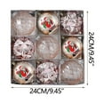 thumbnail image 2 of Christmas Ball Ornaments 9 Pcs - 3 inch Large Shatterproof Christmas Balls, Exquisite Decorations Indoor, Premium Holiday Party Hanging Ornaments for Xmas Tree, Wreath, Vines, Pink, 2 of 9