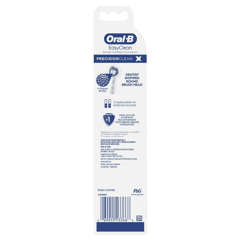 Oral-B Easy Clean Compact Head Battery Powered Electric