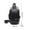 Black, variant on Shoulder Bag Sling Bag,Motorcycle Bag Men's Backpack Lightweight USB Interface Password Lock-Theft Chest Bag Multifunctional Shoulder Crossbody Bag for Daily Use
