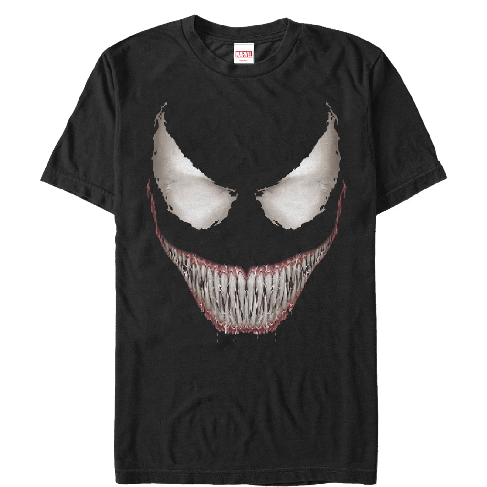 Men's Marvel Venom Grin  Graphic Tee Black Medium
