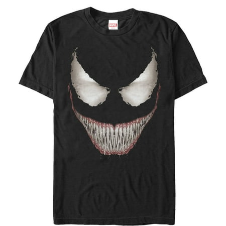 Men's Marvel Venom Grin Graphic Tee Black Medium