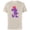 Natural, variant on Minnie Mouse Pride Classic Pose Purple Icon Fill - Short Sleeve Cotton T-Shirt for Adults - Customized-Navy