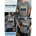 thumbnail image 6 of AllAreN T-Shirts for Father Best POP in the World Dad Shirt Crew Neck Funny Shirts for Dad, 6 of 7