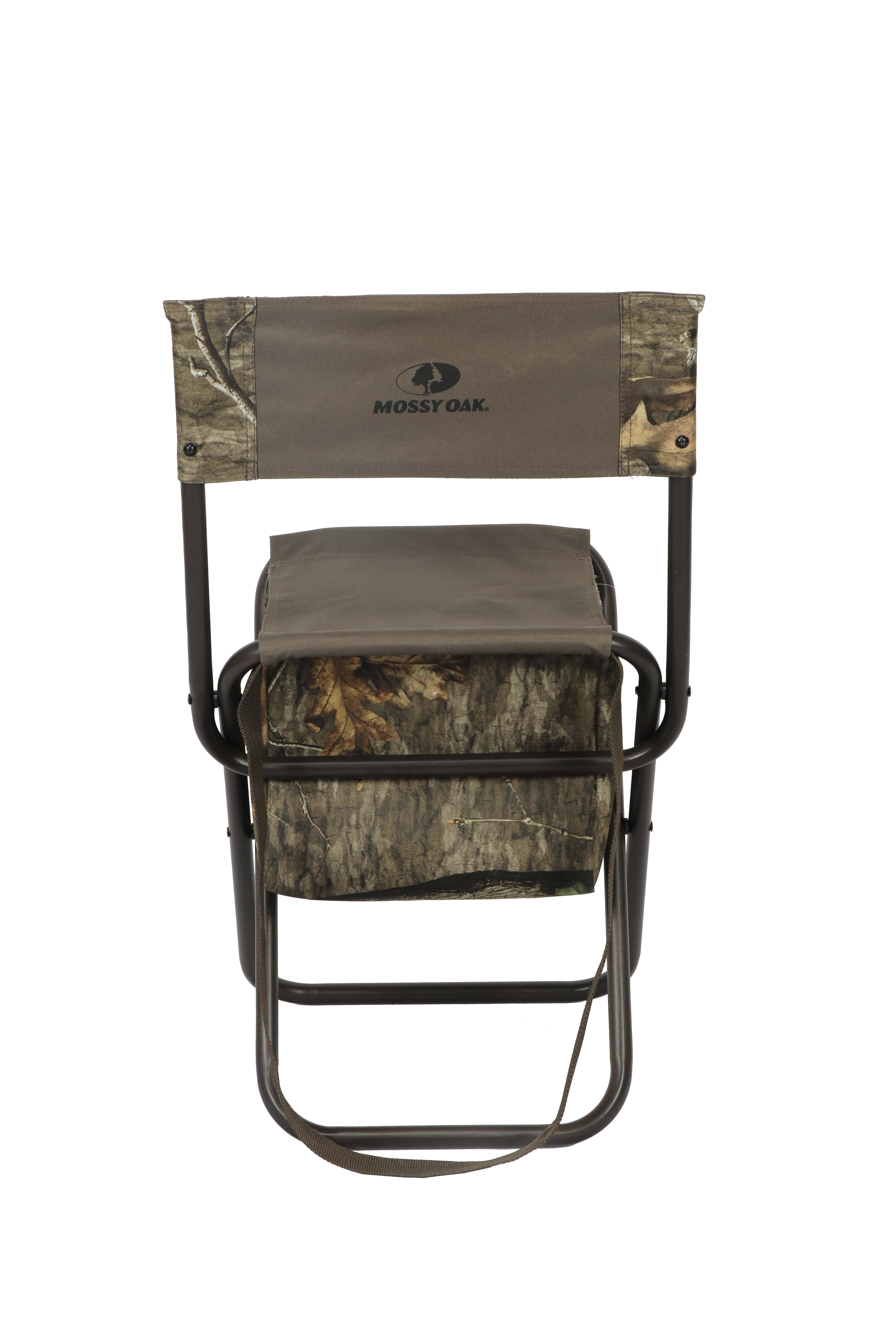 Mossy Oak Hunting Dove Chair with Storage, Mossy Oak Country Roots Camouflage, Adult, Polyester