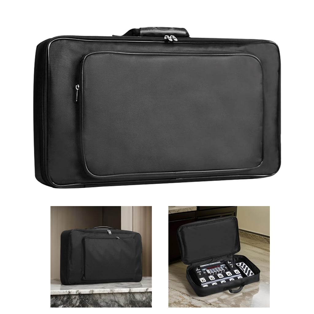 Guitar Pedal Board Case Pedalboard Carrying Bag Zipper Guitar Effect Pedal Storage Case Guitar Pedalboard Carry Bag
