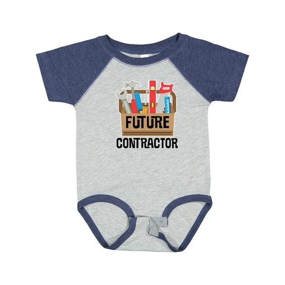 Inktastic Construction Future Contractor Boys or Girls Baby Bodysuit