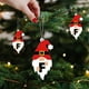 thumbnail image 5 of Juego de 26 adornos colgantes acrílicos navideños con diseño de Papá Noel | Adornos navideños DIY para decorar la puerta de la pared o la fiesta en casa | Manualidades navideñas para regalar, 5 of 6