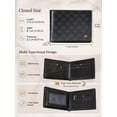 thumbnail image 4 of Mandu RFID Men's Bifold Leather Wallet Zipper Coin Pocket Anti-Theft Foldable Wallet for Daily Use, 4 of 5