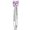 thumbnail image 3 of Everly Women's Sapphire 14k White Gold Ring, 3 of 7