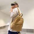 thumbnail image 4 of Mochila para Ordenador Portátil Hombres Y Mujeres Con Lona Color Sólido, 4 of 9