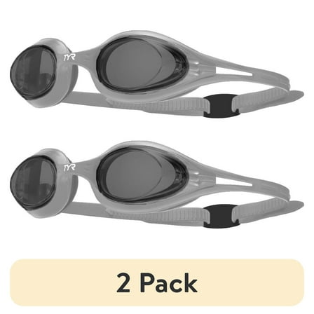 (2 pack) TYR Adult Fit Hydra Flare Goggle