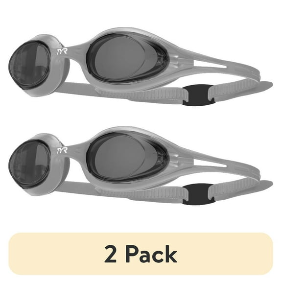 (2 pack) TYR Adult Fit Hydra Flare Goggle