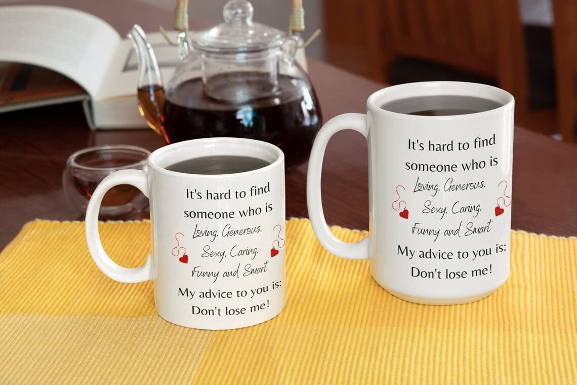 Pick a funny coffee mug quote, funny wife, husband gift, coworker gift –  The Artsy Spot
