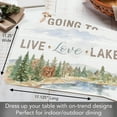 thumbnail image 5 of CounterArt Rustic Lake 4-Pack Reversible Plastic Tabletop Placemats, 5 of 7