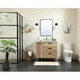 thumbnail image 6 of 36 inch single bathroom vanity in natural oak, 6 of 8