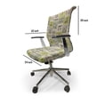 thumbnail image 4 of Ambesonne Egyptian Office Chair Cover Stretchable High Back, Hieroglyphs Animals, Reseda Green, 4 of 6