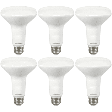 Sylvania 10 Year 65W BR30 LED Light Bulb, Soft White, 6 Pack