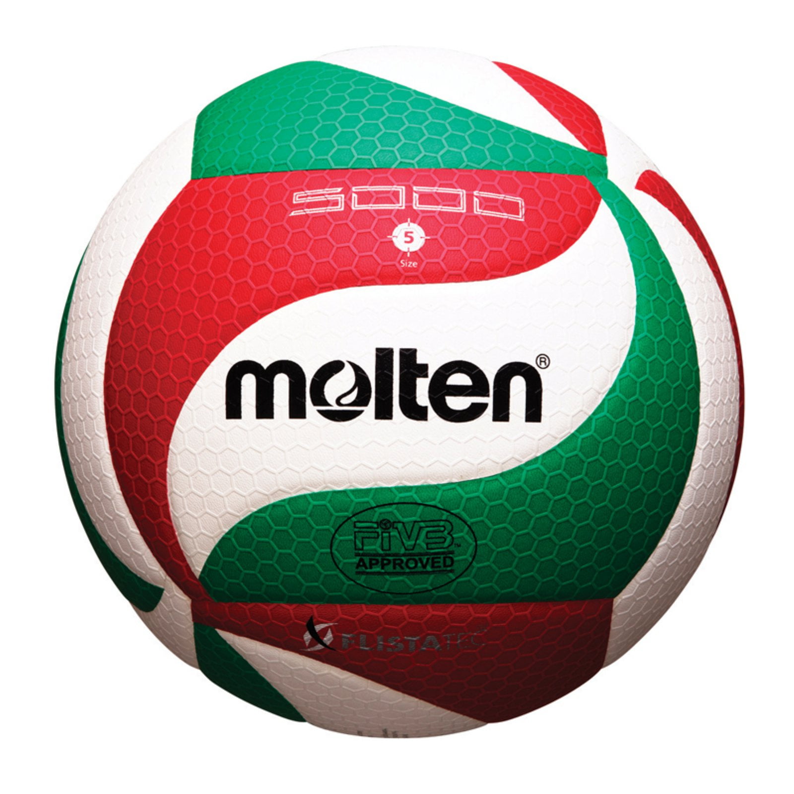 Molten Size 5 Volleyball Syntheti Leather Soft Touch Indoor Outdoor Game V5M5000 