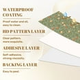 thumbnail image 6 of Vintage Peel and Stick Wallpaper Orange Fruit Branches Leaves Light Green Wall Mural 23.6in x 9.8ft Self Adhesive Removable Wall Paper Renter Friendly Wallpaper for Nursery Bedroom Cabinets, 6 of 8
