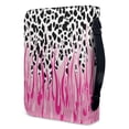 thumbnail image 3 of HELLHERO Leopard Pink Flames Bible Cover for Work Church, Protective Bible Covers PU Leather Large Capacity Bible Case, 3 of 12
