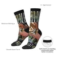thumbnail image 4 of Picia bass water fishing Print Athletic Socks for Men & Women – Cushioned Moisture-Wicking Crew Socks for Sports, Running, and Training, Soft & Breathable Size 5-11, 4 of 6