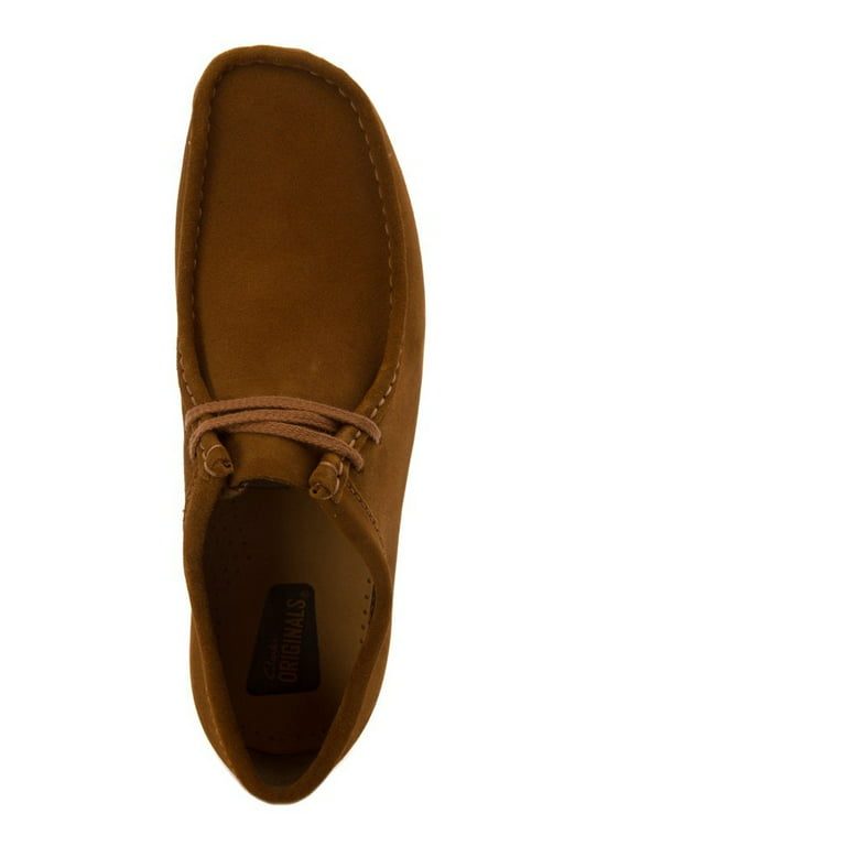 CLARKS Mens Wallabee Cola Check Shoes 26173636