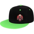 thumbnail image 1 of We Ride at Dawn Flat Bill Hats Contrast Hip Hop Baseball Cap Unisex Snapback Rock Caps, 1 of 9