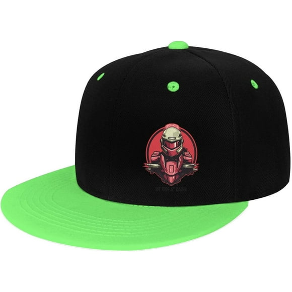 We Ride at Dawn Flat Bill Hats Contrast Hip Hop Baseball Cap Unisex Snapback Rock Caps