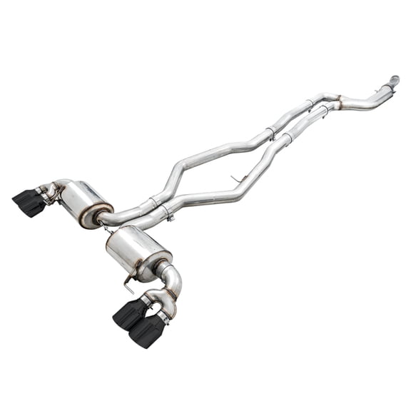 AWE Tuning Touring Edition Exhaust for BMW G20 M340i * Non-Resonated with Diamond Black Tips
