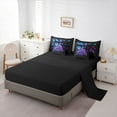 thumbnail image 5 of Castle Fairy Romantic Skull Skeleton Twin Bedding Sets,Butterflies Bedding Comforter Set, 5 of 8