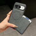 thumbnail image 6 of for Google Pixel 8 Pro Removable Wallet Case, Premium PU Leather Shockproof Protective Phone Case Support Wireless Chagring Back Magnetic Phone Cover with Detachable Card Holder Slots, Black, 6 of 8