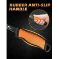 thumbnail image 4 of BLUEWING Couteau à Filet 1 Pce Lame en Acier Inoxydable Couteau à Désosser avec Poignées Antidérapantes et Étui de Protection, Taille 7 Po, Orange, 4 of 7