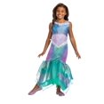 thumbnail image 1 of Disguise Live Action Little Mermaid Ariel Girls Costume Size Medium, 1 of 5