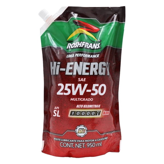 Aceite para Automóvil Roshfrans 25W50 de 946 ml