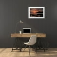 thumbnail image 3 of Mossholder, Tim 24x17 White Modern Wood Framed Museum Art Print Titled - Orange Sunset, 3 of 4