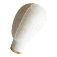 thumbnail image 4 of Cabeza de bloque de lona de color beige de 21.26 pulgadas para la fabricación de pelucas de encaje de extensión de cabello y 03 Yuyangstore cabeza de maniquí de peluca, 4 of 8