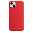 thumbnail image 2 of Funda de silicona para iPhone 14 Plus con carga rápida inalámbrica MagSafe de 6,7" en color rojo, 2 of 8