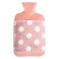 thumbnail image 1 of Bouillotte, Coussin Chauffant avec Housse en Peluche Douce pour Compresse Chaude, 1 of 5