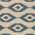 thumbnail image 6 of SAFAVIEH Linden Celandine Geometric Area Rug, Blue/Cream, 9' x 12', 6 of 7