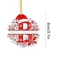 thumbnail image 2 of Decoraciones de Árbol de Navidad 26 Letras Decoraciones Colgantes de Navidad para Artesanías de Bricolaje, 2 of 5