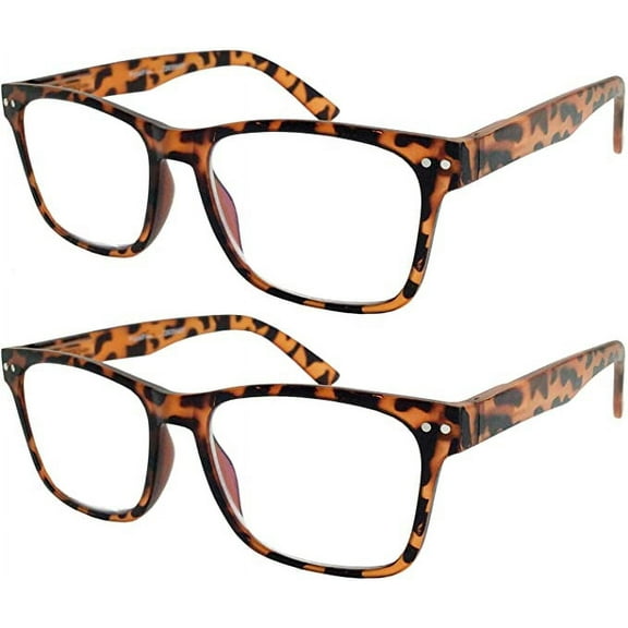 grinderPUNCH 2 Pack Bulk Multi Focus 3 Power Progressive Reading Glasses - No Line