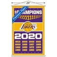 thumbnail image 2 of NBA Los Angeles Lakers - Champions 20 Wall Poster with Wooden Magnetic Frame, 22.375" x 34", 2 of 5