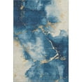 thumbnail image 2 of Addison Rugs Mayfield Premium Machine Washable Transitional Abstract Navy Rectangle Rug, 8' x 10', 2 of 7