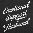 thumbnail image 2 of Mens Funny T Shirts Emotional Support Husband Sarcastic Graphic Tee for Men Graphic Tees, 2 of 9