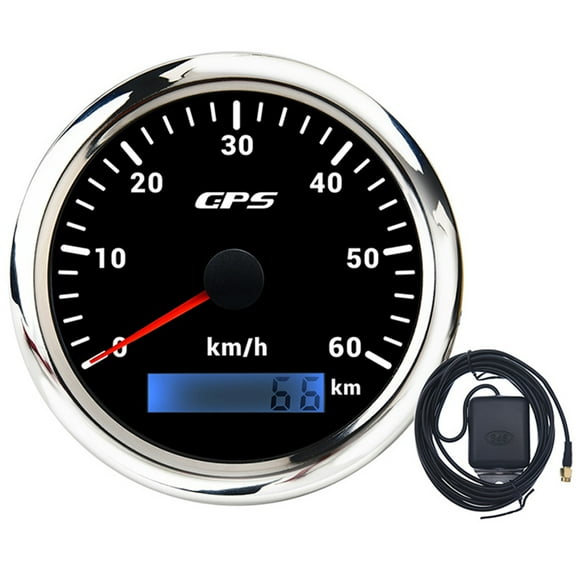 Geloo GPS Speedometer Odometer Guage Km/h Waterproof for Car Boat Motorcycle