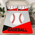 thumbnail image 2 of Feelyou Cartoon Baseball Sports Twin Sheet Sets, Est Softball Sleep Repeat Twin Fitted Sheet, Teens Kids Girls Teens Flat Sheet, Ultra Soft Bedroom Decor, 3pcs, 2 of 7