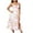 Pink, variant on Nmnitkp Dresses for Women Floral Corset Dress, Boho Summer Spaghetti Straps Square Neck Casual Midi Dress Flowy Slit Bustier Dresses Green,M