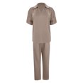 thumbnail image 3 of Elegant Women's Trousers Suit - Regular Fit, Spring Versatile Set, Machine Washable for Work & Weekend, 3 of 8