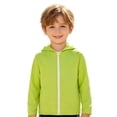 thumbnail image 5 of RUTAYY Boys Hoodie Casual Full Zip Long Sleeve Solid Color Jacket Outdoor Daily Wear Light Green, 5 of 5