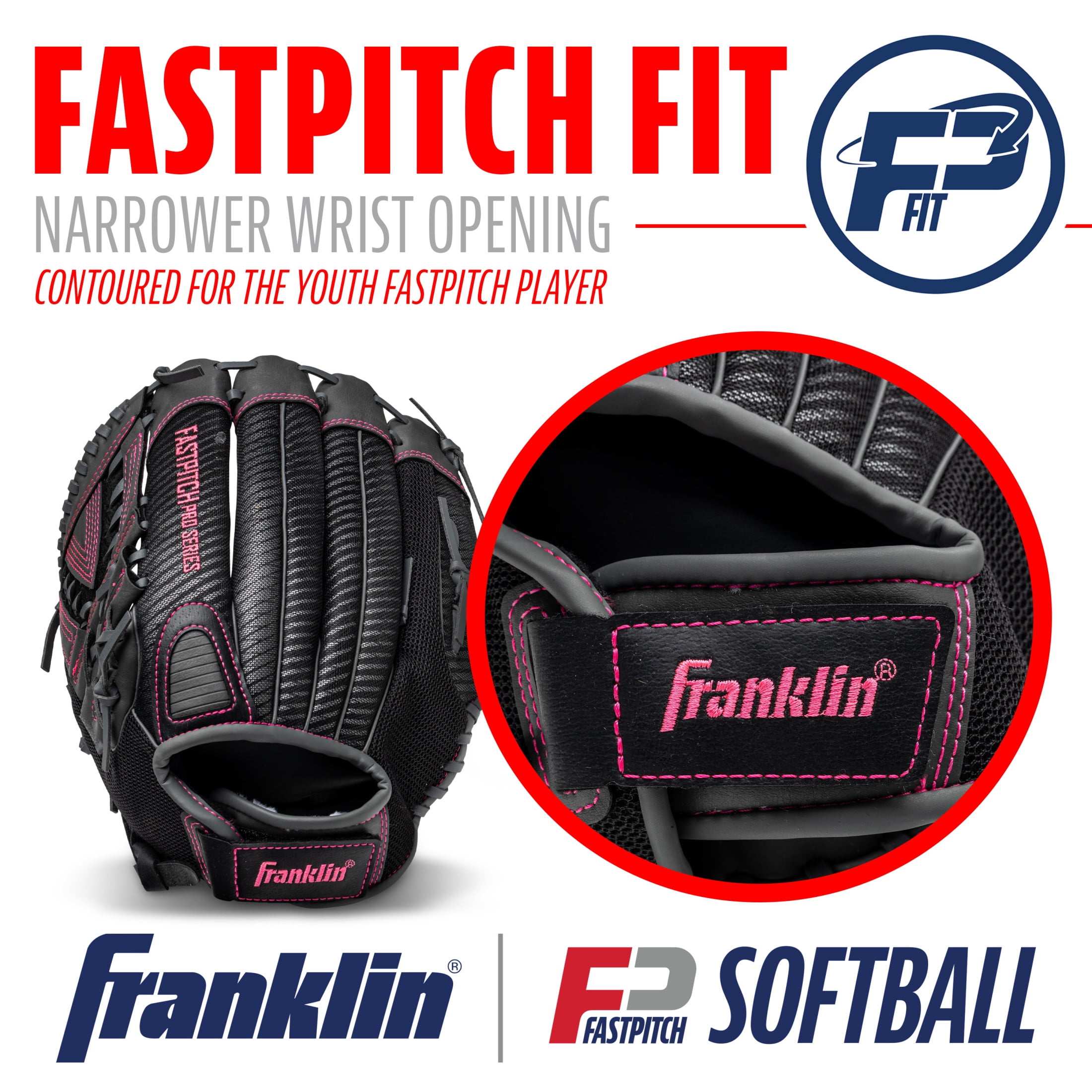 Franklin Sports Pro Series Adult 8.8" Softball All-Purpose Glove (Left Hand Throw)